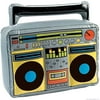 BOOM BOX Inflatable Blow Up Speaker Radio 80's Party Hip Hop Music Inflate