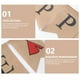 thumbnail image 5 of FELTECHELECTR Bandera temática de camper, impresión de letras, pancarta de arpillera, guirnalda de cola de golondrina, banderines de lino, suministros para fiestas, 5 of 6