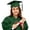 Dark Green, variant on Graduation Gown and Cap for Kids Academic Play Formal Wear Outfit Gothic plus Size Dress for Women Short Gothic Dresses for Women Black Robe Men Gothic Black Lace Dress Wooden Shield Doublet