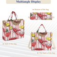 thumbnail image 6 of FORMRS Womens Corduroy Tote Bag Crossbody Shoulder Handbag with Pocket, Red Lobster, 6 of 7