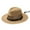 Khaki, variant on POIUYTR Panama Hat Sun Hats for Men Fedora Straw Beach Hat Classic Straw Boater Hat with Drawstring