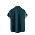 thumbnail image 4 of Camisas s Para Hombre Manga Larga Camisa de manga corta con estampado digital 3d de ocio de tendencia de moda de playa de turismo de vacaciones de verano para hombres (Green, L), 4 of 5