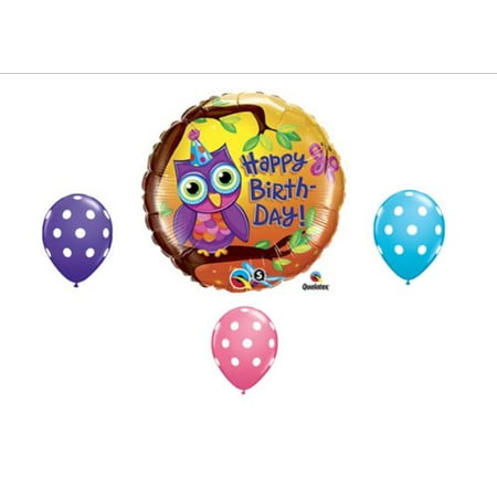 Happy Birthday  HOOT OWL  PARTY  Balloons Decorations  