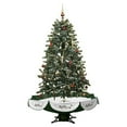 thumbnail image 3 of Northlight 5.5' Prelit Artificial Christmas Tree LED Medium Musical Snowing With Umbrella Base -, 3 of 3