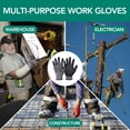 thumbnail image 6 of AMZSCOPE PU Coated Work Gloves,12 Pairs,Thin Garden Gloves for Men Women, 6 of 9