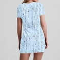 thumbnail image 6 of Summer Fashion Sun Dresses for Womens 2026 Plus Size Print Short-sleeved V-neck Casual Dress, 6 of 7