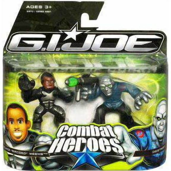 GI Joe Combat Heroes Wallace Ripcord Weems & Destro Mini Figure 2-Pack