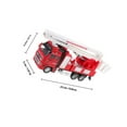 thumbnail image 2 of TABLZONE Emergency Toy Truck Fire Truck Model Toy Featuring Extendable Ladder For Children 1Set, 2 of 7