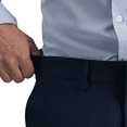 thumbnail image 4 of Haggar Men's Dress Pants, Straight Fit with Super Flex Waistband, Blue, 36x30, 4 of 5