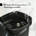 thumbnail image 5 of Ainfox Salon Backwash Barber Chair Shampoo Chair Beauty Spa Equipment, 5 of 12
