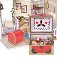 thumbnail image 4 of Decoración de casa de muecas Accesorios de casa de muecas Mini caja del tesoro Escena en miniatura dDecoración de casa de muecas, Mini caja del tesoro, 7 aos para nios, regalos de bricolaje, Navidad LHCER No, 4 of 5