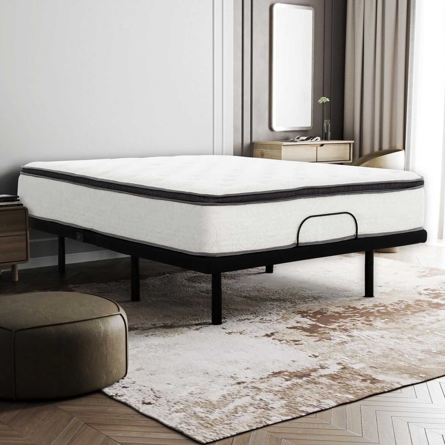 Altu Adjustable Bed Base with Wireless Remote, Twin XL