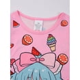 thumbnail image 4 of QEFJNO Kids Girls Nightgown Casual Dress Sleepwear 3-12 Years Pajamas Nightgowns for Little / Big Girls Nightshirt Nightie, 4 of 9