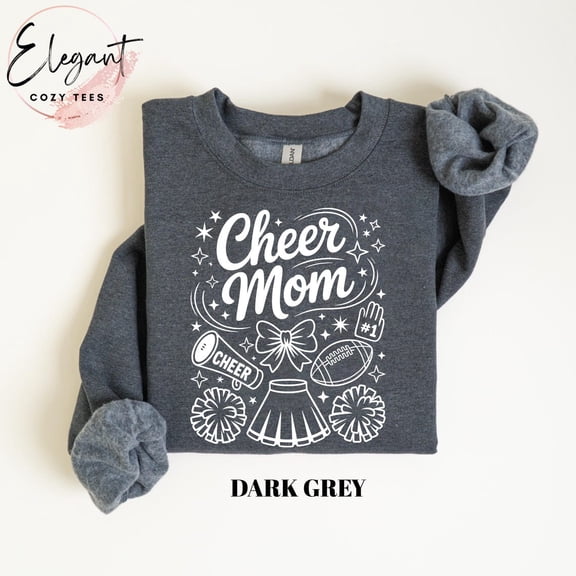 Cheer Mom Sweatshirt, Cheer Team Spirit For Mom, Mom Gameday Shirt, Cheer Mama , Trendy Cheer Mom Shirt, Cheer Mom Season Tshirt All Size S-5XL