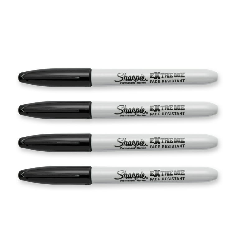 133 Supply - 2 Pack Garden Marker Pen Permanent Markers Black (UV Fade Resistant Marker Pens for Plant Markers Garden Markers Waterproof Pen Black