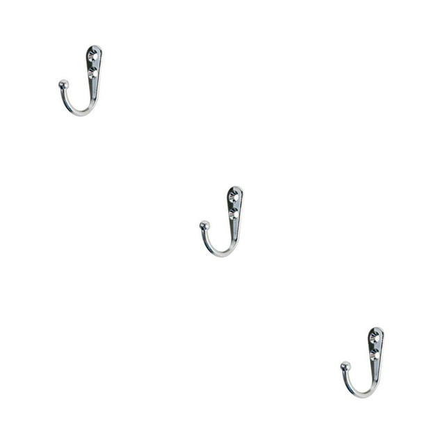 Inteprter Colgador de montaje en pared para el hogar, tamaño pequeño, accesorio de organización, aleación de Zinc, toalla, ropa, sombrero, gancho de Type1 NO1 Inteprter CBP448609