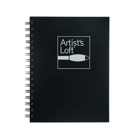 UPC: 0191518273847 | Black Hardcover Watercolor Book by Artist s Loft™ 5.5 x 8.5