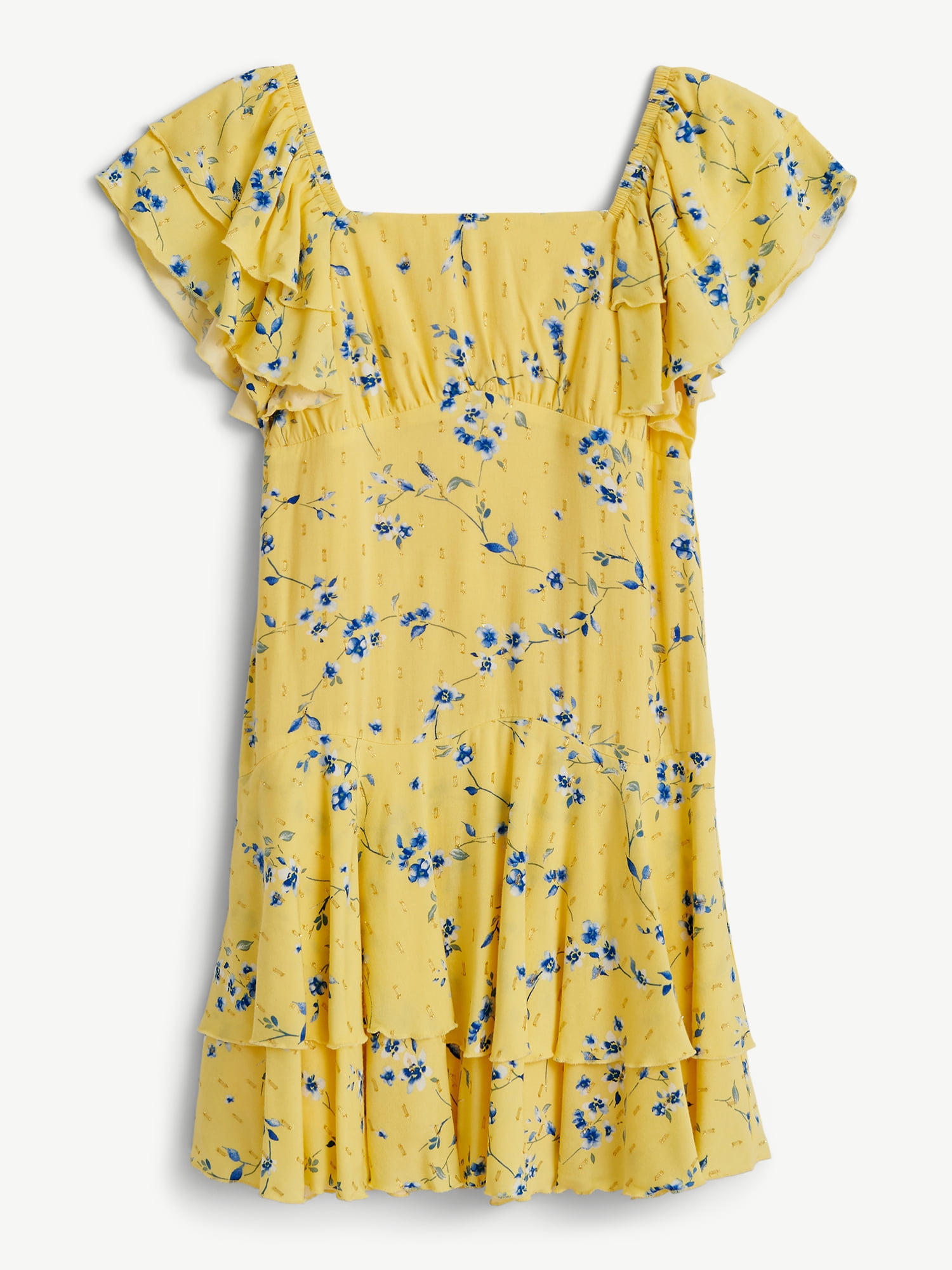 Justice Girls Flutter Sleeve Dress, Sizes XS - XLP