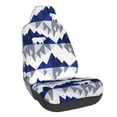 thumbnail image 1 of Wukai Cartoon Iceberg Polar Bear Full Set Car Seat Covers with Soft Padding Universal Auto Front Seats Protector and Cushion Mat, 1 of 5