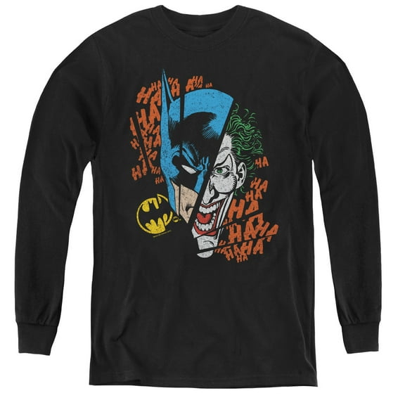 Dc - Broken Visage - Youth Long Sleeve Shirt - Medium