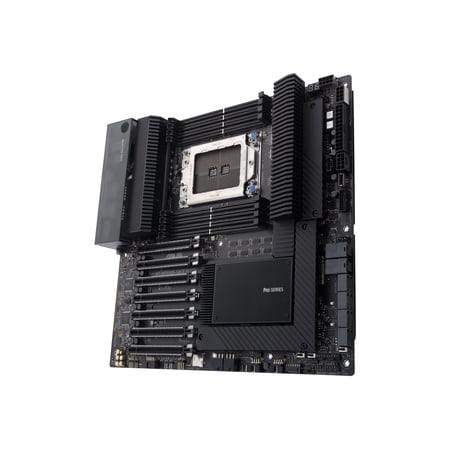 UPC: 0195553066259 | ASUS Pro WS WRX80E-SAGE SE WIFI – Motherboard – extended ATX – Socket sWRX8 – AMD WRX80 Chipset – USB-C Gen2  USB 3.2 Gen 1  USB 3.2 Gen 2  USB-C Gen 2×2 – 2 x 10 Gigabit LAN  Wi-Fi 6  Bluetooth – HD Audio (8-channel)