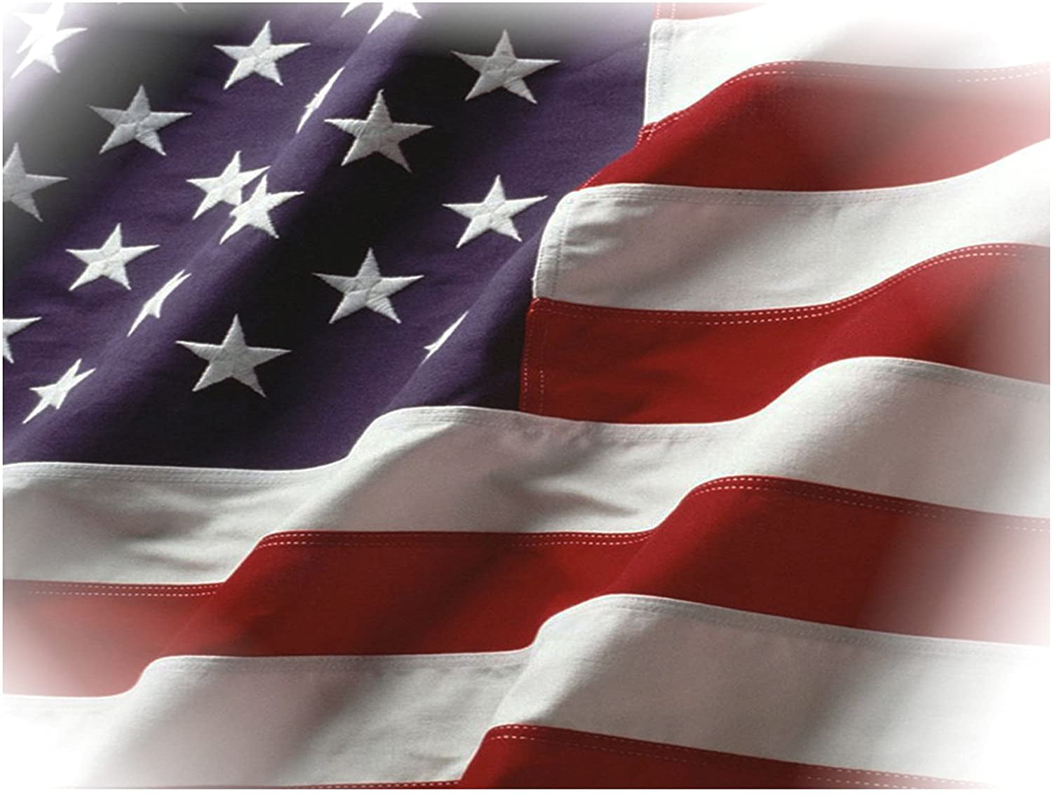 4x6' Made in The USA FlagSource FMAA Certified PolyExtra Polyester American Flag with Embroidered Stars and Sewn Stripes 