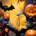 thumbnail image 2 of Light Up Halloween Ghost Dog Decorations Draped Pet Figurines Cute Glowing Resin Ghost Dog Statues for Indoor Home Decor Nightlight Party Display and Shelf Decor, 2 of 6