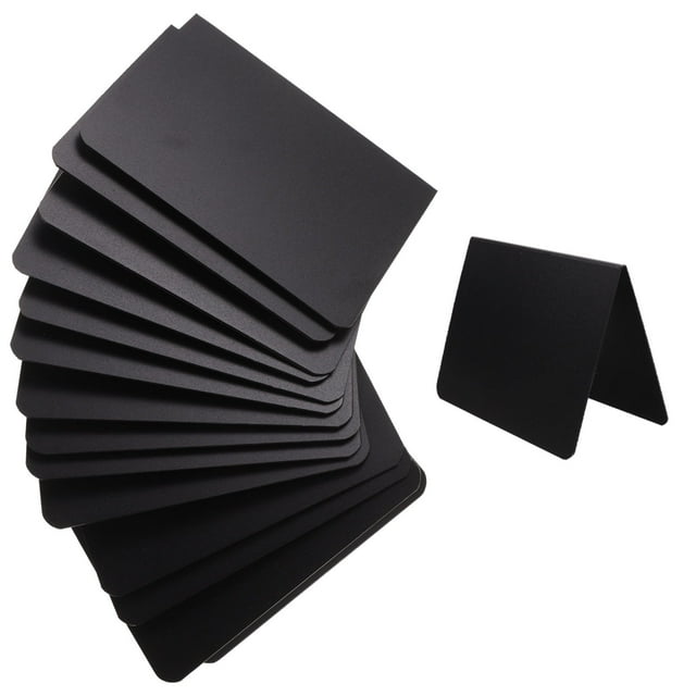 unbranded 12Ud Pizarras Negras Con Soporte Para Precios Y Mensajes Decorativos En