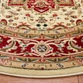 thumbnail image 4 of SAFAVIEH Lyndhurst Miranda Floral Area Rug, Ivory/Red, 3'3" x 3'3" Round, 4 of 6