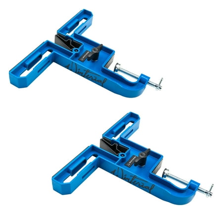 Ski Tuning Waxing - Winterial Ski and Snowboard Vise for Tuning, Repair and Waxing, Set of Two Non-Slip Vise Grips with Horizontal and Vertical Working Positions, Rubber Ski Brake Retainers and Secure Board Grip Arm