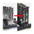 thumbnail image 4 of Upgrade GPU+PSU Holder DIY External Graphics Card Rack with Power Supply Base for ATX PSU Aluminum Support EXP GDC Dock, 4 of 7