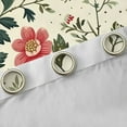 thumbnail image 4 of Feelyou Vintage Rustic Flower Black Out Curtains, Plant Botanical Curtains Pack of 2 (42x63 Each), Western Countryside Bedroom Curtains, Curtains and Drapes Home Decor, 4 of 6