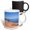 Multicolor, variant on 3drose, Africa. Malawi. Cape Maclear. Lake Malawi, Beach Scene-af25 Rsw0088 - Roy Schwarz, 11oz Two-tone Blue Mug