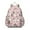 French Bulldog Dog, variant on French Bulldog Dog Pattern with Flowers Backpack for School,Cute School Bag,Schoolbag with Adjustable Shoulder Straps & Padded Back,13.4"x11"x4.7"