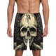 thumbnail image 1 of Fotbe Gothic Winged Skull Pantalones Cortos de Pijama para Hombre, Ropa de Dormir, Pantalones de Pijama Cortos para Hombre-Large, 1 of 6