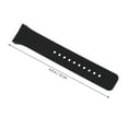 thumbnail image 5 of Correa de silicona deportiva de repuesto para reloj, gruesa, compatible con Gear S2, R720 y R730, color negro., 5 of 5