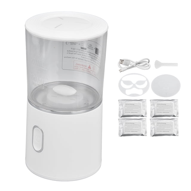 Máquina De Fabricantes De Máscara Facial, Máquina De Bricolaje De La Máscara Facial Ingredientes Naturales Masque Afinicio Automático Ipx5 Implaz De Agua Fácil De Limpieza