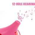 thumbnail image 3 of FELTECHELECTR Ocarina Alto de 12 agujeros, instrumento de plástico, fácil de tocar, rendimiento profesional., 3 of 6