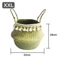 thumbnail image 2 of Almacenamiento Tejida De Algas Marinas, Cesta De Lavandería Tejida Plegable, Maceta Hecha A Mano, Cesta De Paja, Decoración Del Hogar Vogacara HA041642-05, 2 of 5