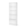 Mainstays 5Shelf Bookcase with Adjustable Shelves, White