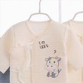 thumbnail image 5 of CAUYDY Infant Boys Outfits Preemie Girls Clothes Unisex Newborn Sleepers Long Sleeved Shirt Hat Pants Bib Bellyband 7Pcs Comfy Set Fall Winter Sizes 0-3 Months,Sky Blue, 5 of 5