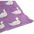 thumbnail image 7 of Cute Goose Pillow Covers Soft Crystal Velvet Decor Giftsative Cushion Covers Square Throw Pillow Covers Home Decor Gifts for Sofa, 20×20 Inch, 7 of 7