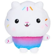 Gabby’s Dollhouse, 7-inch Cakey Cat Purr-ific Plush Toy