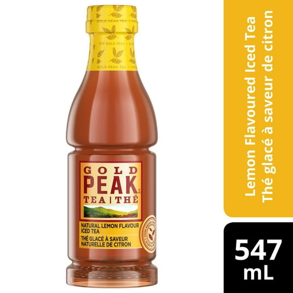 Thé Gold Peak à saveur naturelle de citron bouteille de 547 mL 547ml