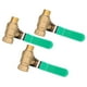 thumbnail image 4 of Válvula de cierre, válvula de bola de 3 piezas Válvula de agua de latón engrosado Interruptor de válvula de agua Construido para el futuro, 4 of 8
