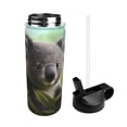 thumbnail image 2 of Yiaed Daisy Koala Print Water Bottle with Straw Lid, Stainless Steel Double Wall Insulated Water Bottle | Leak-Proof and Spill-Proof Water Bottle, 2 of 8