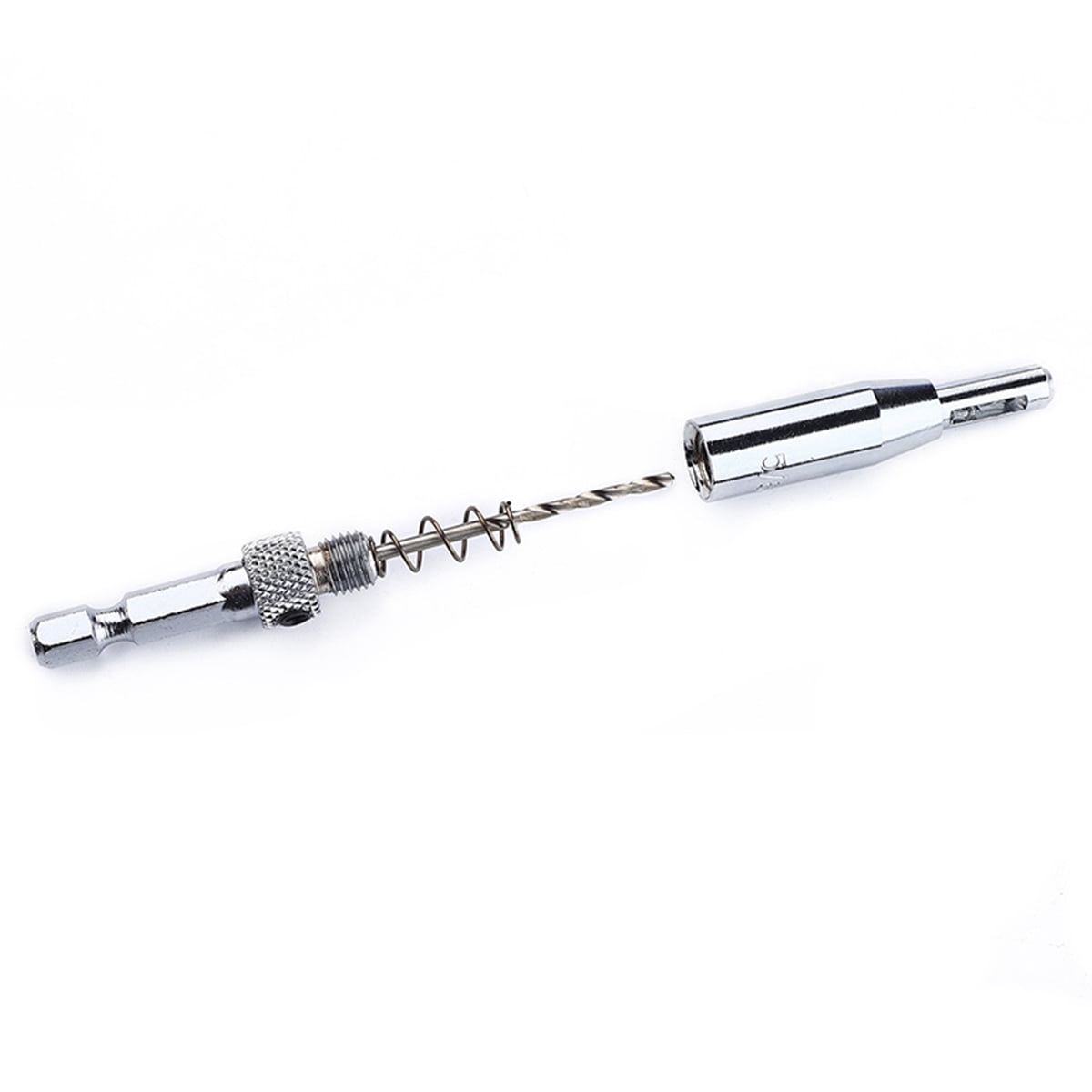 LABSERRON  Woodworking Drill Bit Set, Silver, Precise Hinge Hole Drilling, 14Pcs