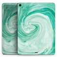 thumbnail image 2 of DesignSkinz Swirling Mint Acrylic Marble Full-Body Skin Decal Wrap Cover for iPad Pro 10.5" (A1701/A1709), 2 of 4