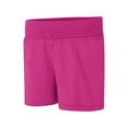 thumbnail image 2 of Hanes Girls` Jersey Short, S, Amaranth, 2 of 7
