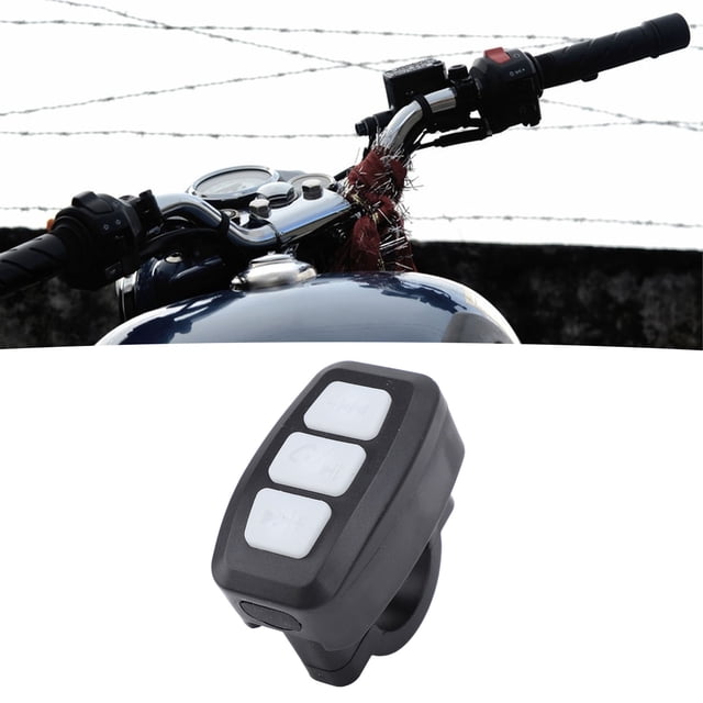Mando A Distancia Bluetooth Para Motocicleta, Mando Inalámbrico Para Manillar De Motocicleta, Controlador Portátil Para Bicicleta Con Disparador Remoto Para Teléfono, Para